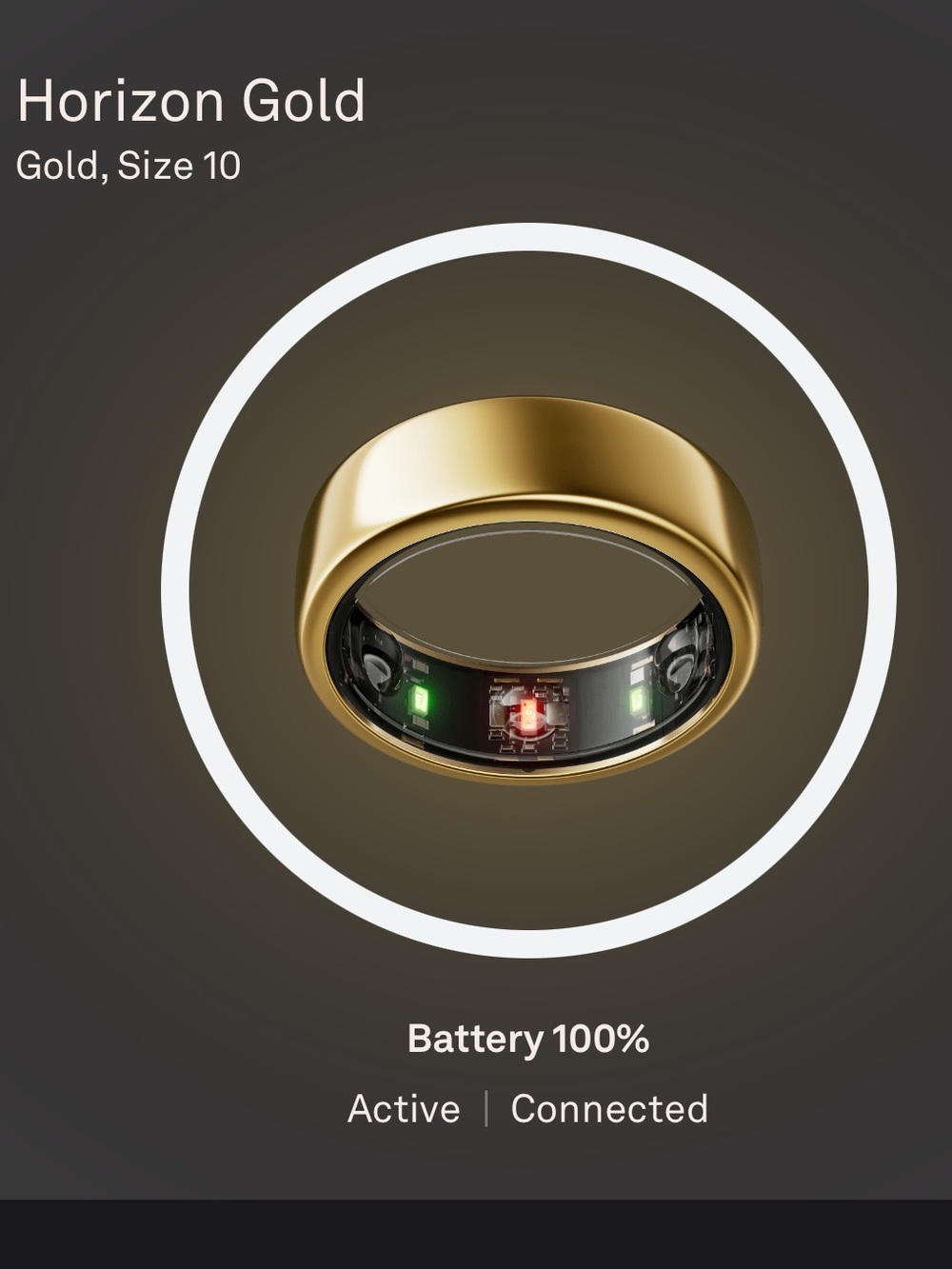 Gold Oura Ring size 10